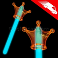 Glow Crown Wand Blue